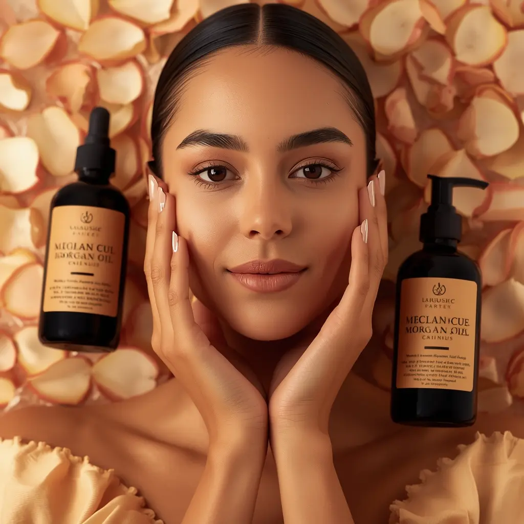 بشرة مشرقة بمنتجات طبيعية