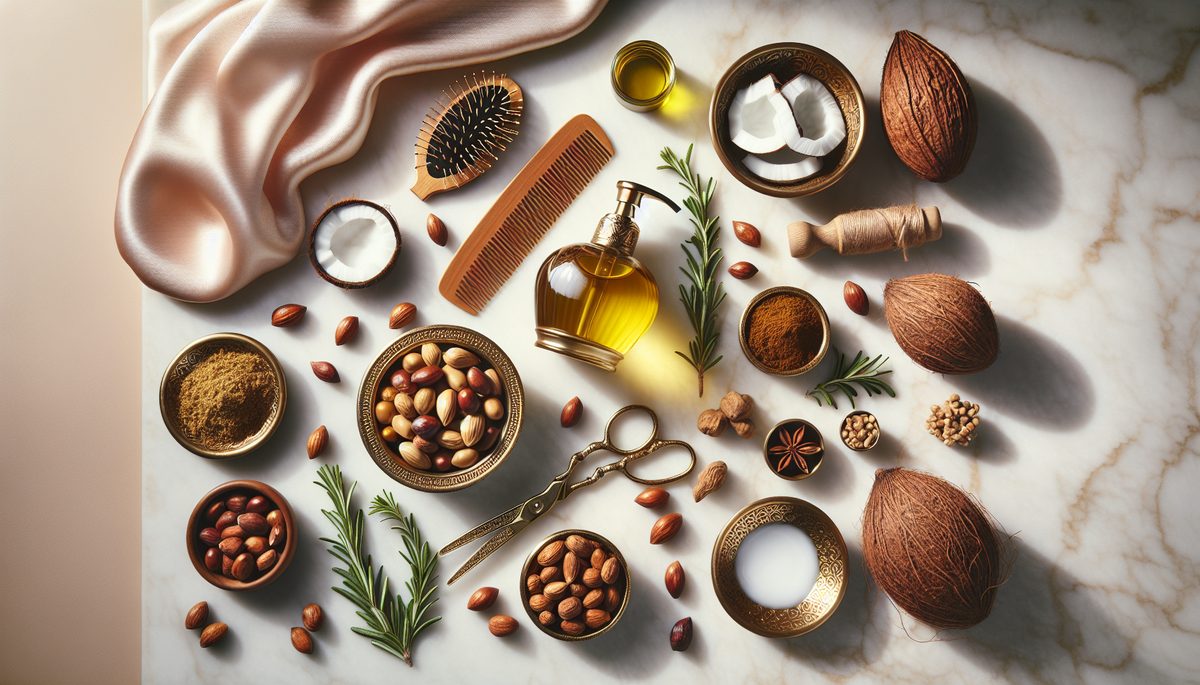 العناية بالشعر بالأعشاب المغربية - زيت الأرقان والحناء والسدر