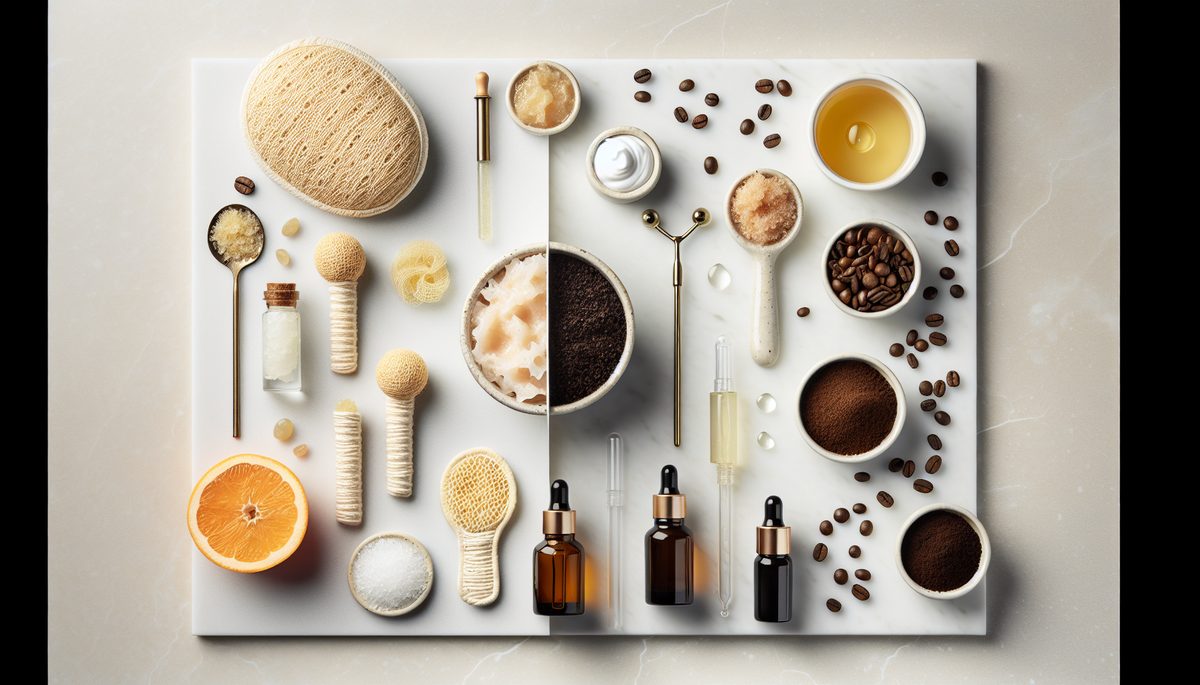 التقشير الطبيعي أم الكيميائي؟ أيهما أفضل لبشرتك ومتى تستخدمين كل نوع