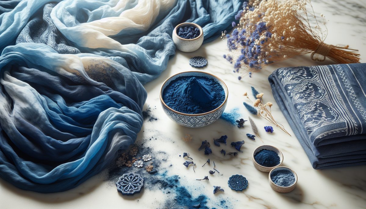 ملحفة النيلة الزرقاء - تبييض الجسم كاملاً بطريقة مغربية أصيلة