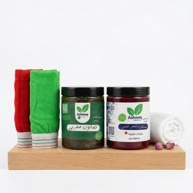 مجموعة الحمام المغربي الكامل